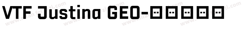 VTF Justina GEO字体转换